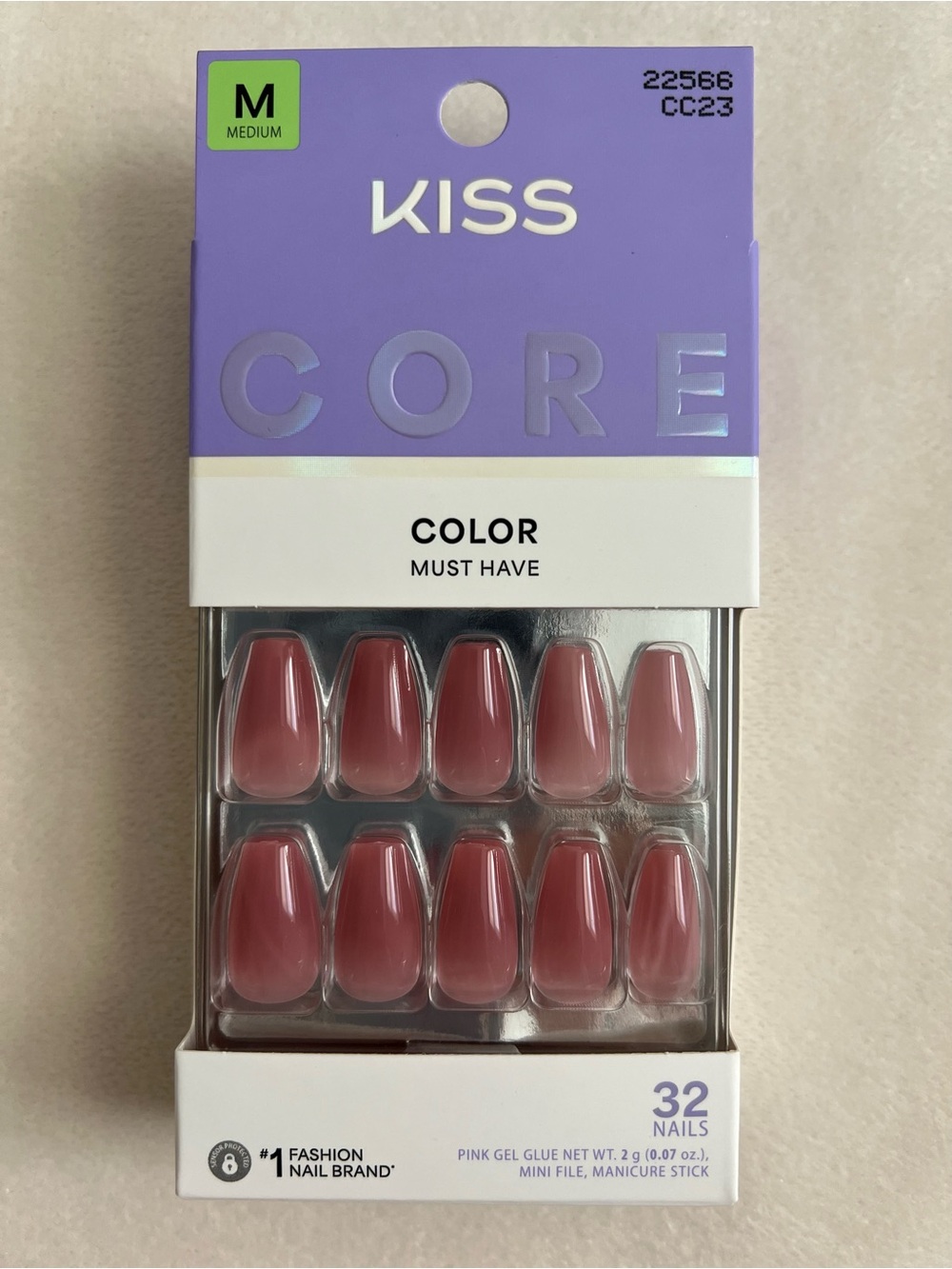 NEW Kiss Color Must Have Medium Press On Nails